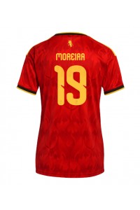 Belgia Diego Moreira #19 Jalkapallovaatteet Naisten Kotipaita MM-kisat 2026 Lyhythihainen